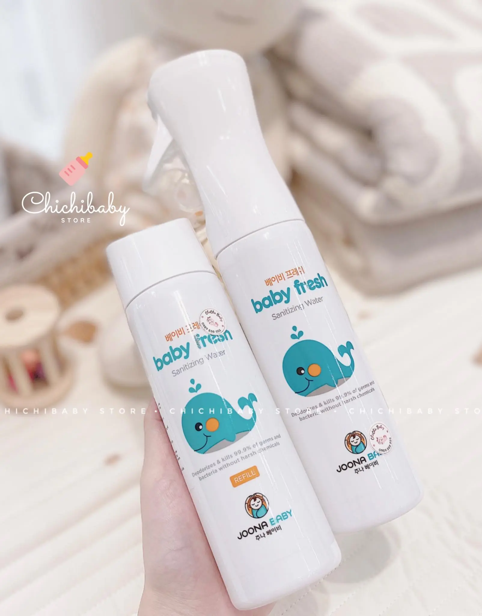 Xịt diệt khuẩn khử mùi Baby Fresh 300 ml